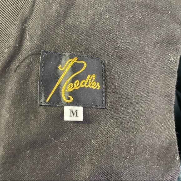 Nepenthes Needles Piping Cowboy Poly Double Cloth Pant In Green Women's Size M - Picture 10 of 10